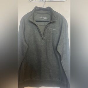Sunice Stormpack Dark Gray Quarter-Zip Pullover